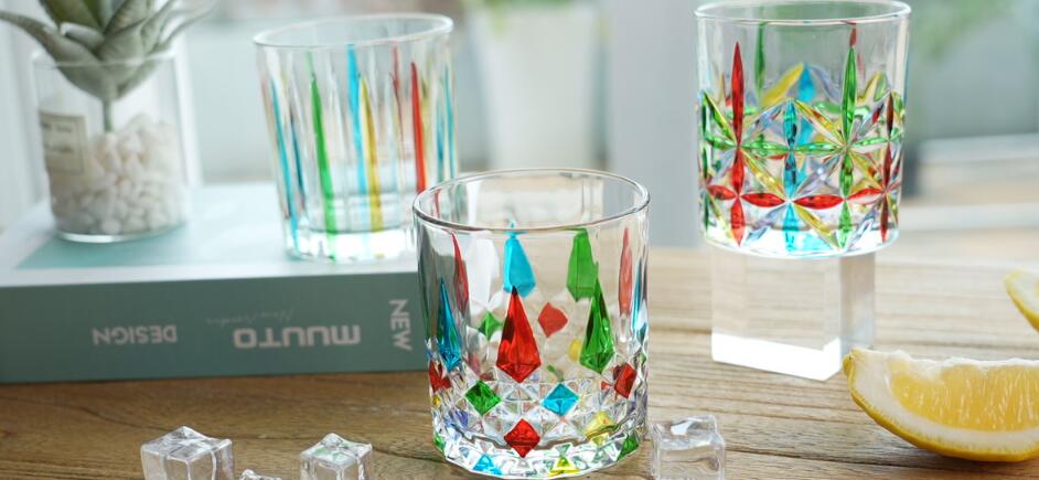 GARBO Monthly Promotion: Handmade style luxury colored glass cups