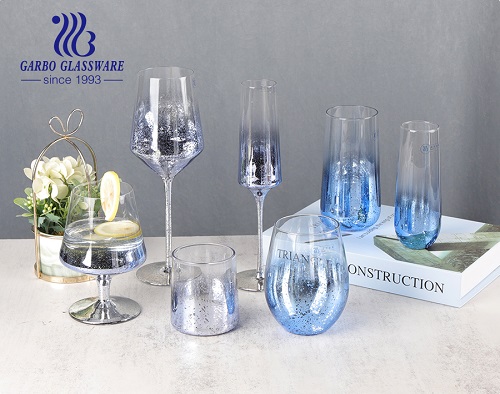 Luxury handmade glassware Starry Sky and Vintage Coating