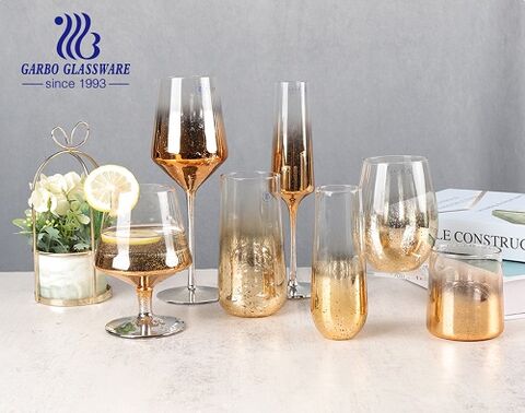 Luxury handmade glassware Starry Sky and Vintage Coating