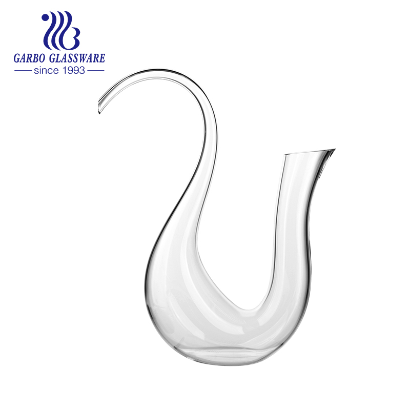 Luxury handmade wine glass decanter for hotel restaurant and office service