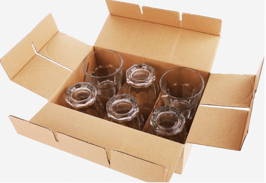What are the common export packaging of glass products?