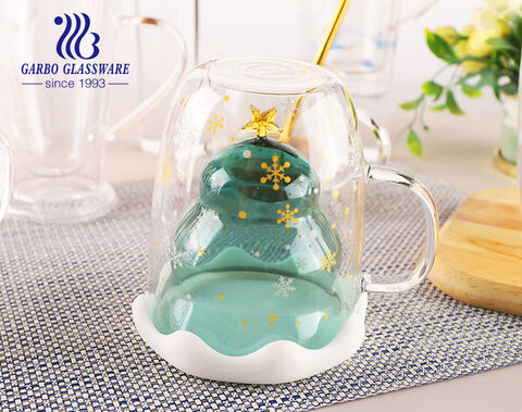 Top sale Christmas theme glassware items