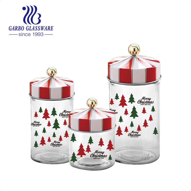 Top sale Christmas theme glassware items