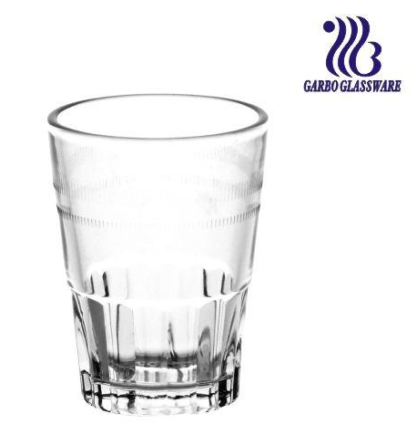 Manufacturer cheap 10 oz highball glass tumbler African market beverage glass cup with logo printing