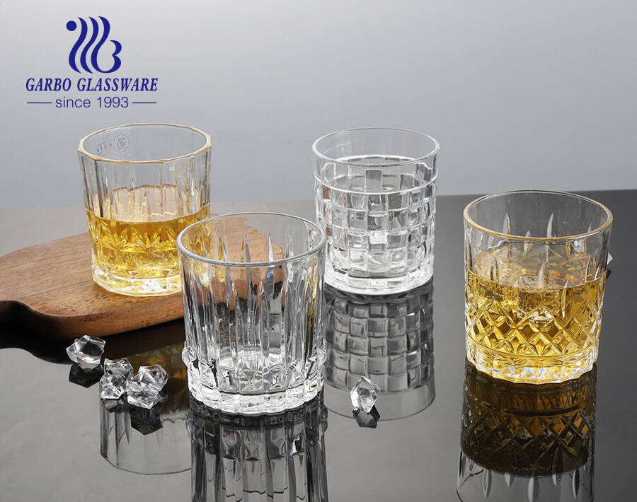 Whiskygläser Set mit 6 Rocks Gläsern 11 oz Tumbler für Bar