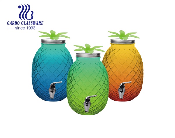 2022 worldwide popular pineapple glassware