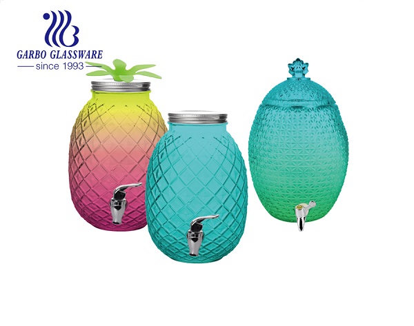 2022 worldwide popular pineapple glassware