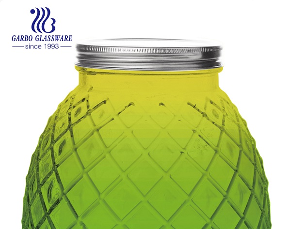 2022 worldwide popular pineapple glassware