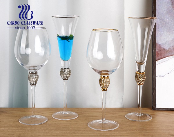 Brand new small MOQ handmade glassware series for this summer