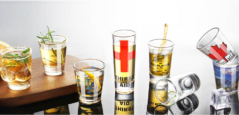50ml clear shot glass made in China