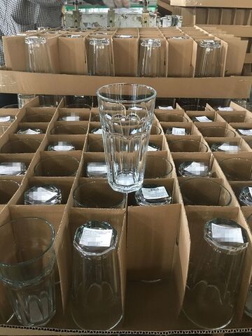 How do we ship our glassware by pallets?