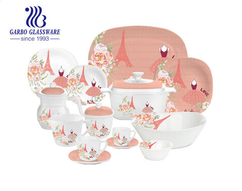 2023 Popular design of opal glass dinner set from GARBO