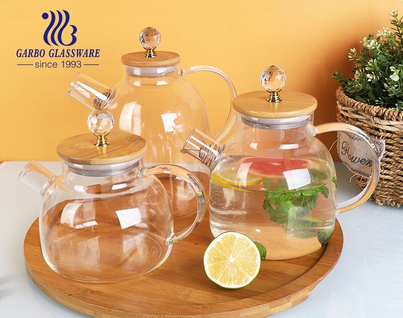 Application of Garbo Glassware’s borosilicate glass teapots