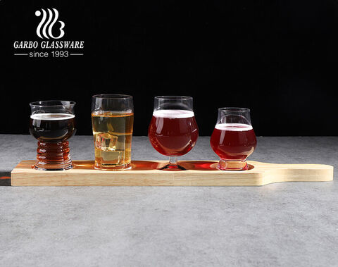 Types of machine blown beer glass from GARBO