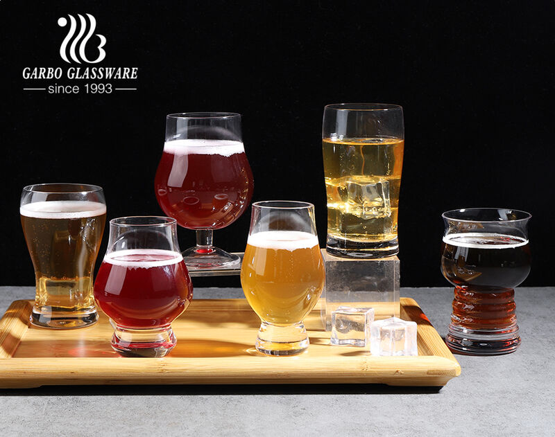 Types of machine blown beer glass from GARBO