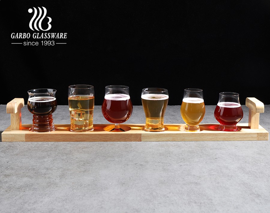 Free combination glass cups sets for craft beer