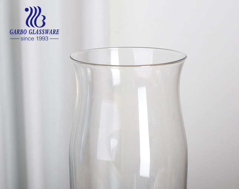 Set di caraffa e tazza in vetro borosilicato con placcatura ionica: combinazione di durata e stile