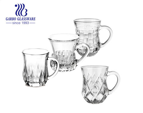 Luxury Small Volume Glass Tea Mug for Arab Market