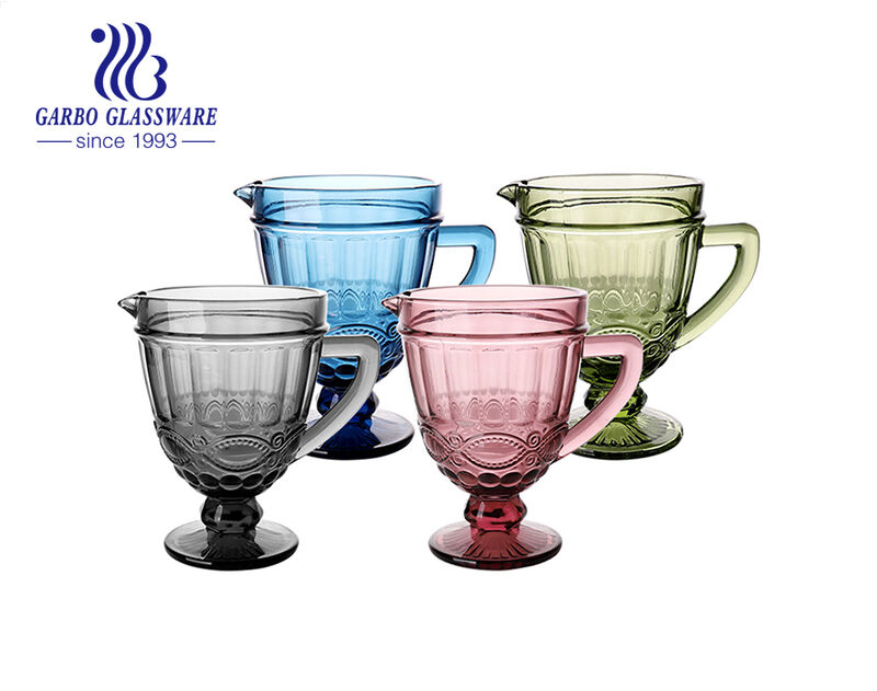 GARBO Classical Engraved Design Solid Color Glassware