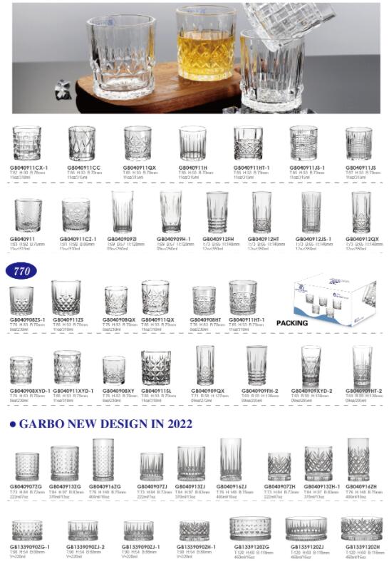 100 vasos de whisky a granel para su necesidad de compra