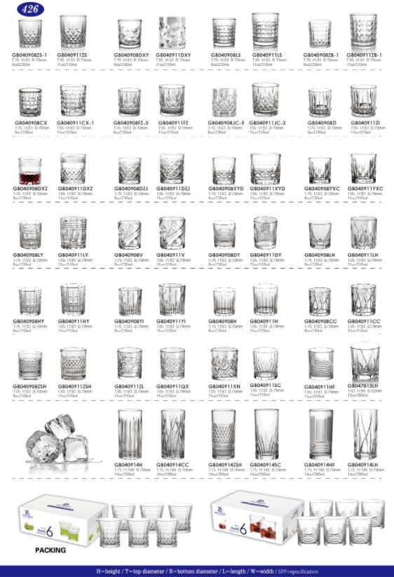 100 vasos de whisky a granel para su necesidad de compra