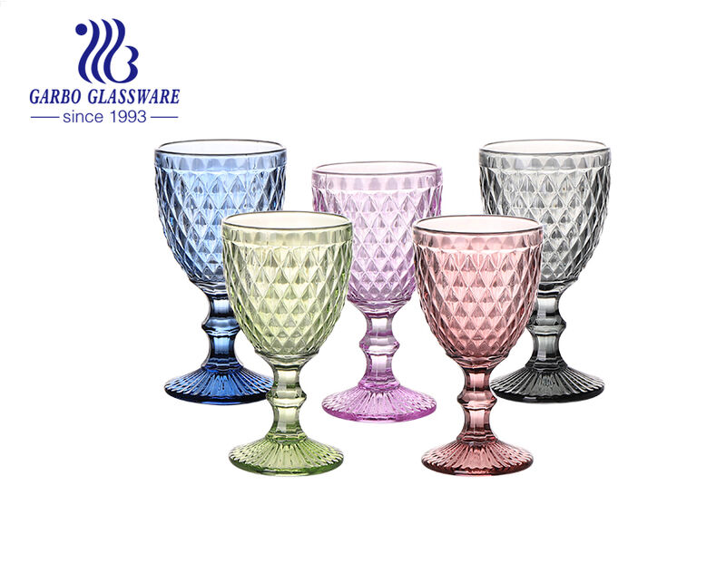 Introduce the Garbo color spray glassware items