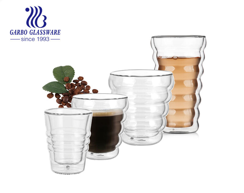 A masterpiece of shed material double-walled cups, choose Garbo Glassware