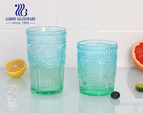 Garbo Glassware 370ML Copo de água colorido em spray boêmio