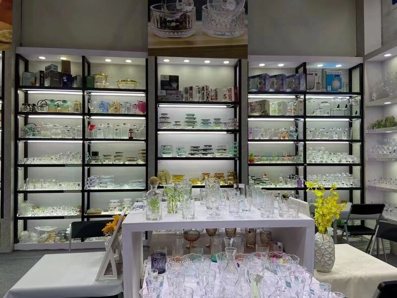 134th Canton Fair glassware booth from GARBO