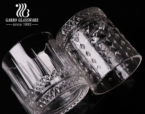 220ml Dublin glass water cup with engraved new design