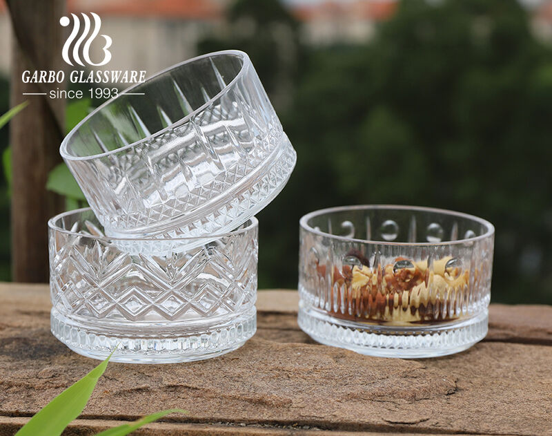 2023 New Style 220ml Glass Bowl for Party Nut and Snack Sevice