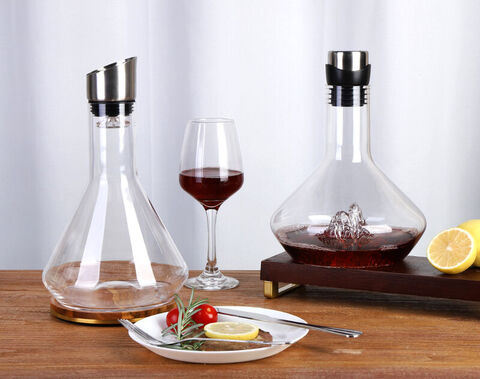 Introduce the high quality hand-made wine decanter