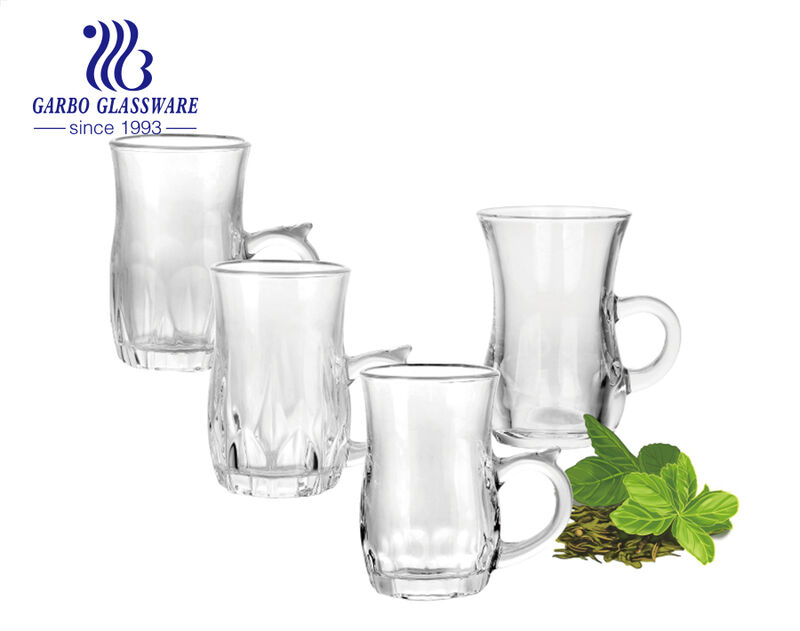 100 ml klare kleine klassische türkische Glas-Teebecherfabrik