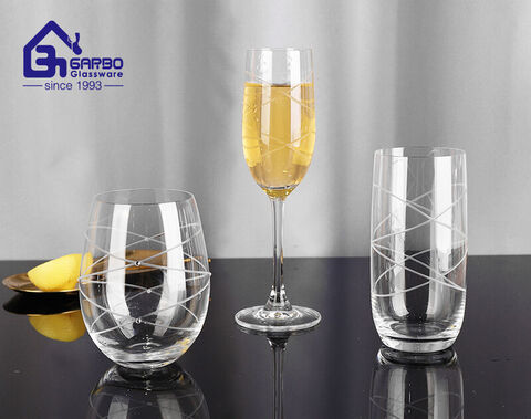 2Pcs/sets European Champagne Glass Goblet Gift Box Creative