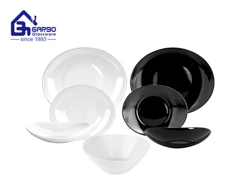 GARBO big wholesale supplier for Opal glass dinner set