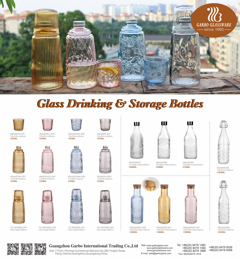 The New Favorite of the South American Market - Glass Water Carafe with Tumbler