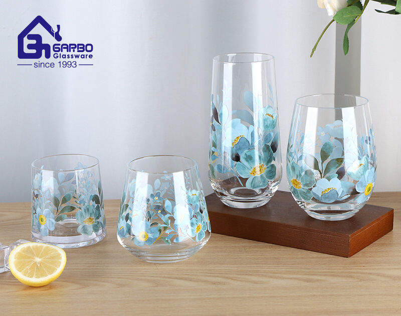 TOP selling decal printing glass water cup