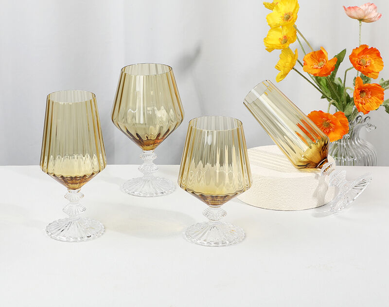 Color Spray Wine Glass  Multiple Shapes Available for Wholesale