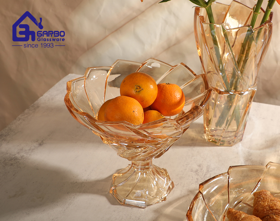 Amber glassware collection to meet your daily table needs