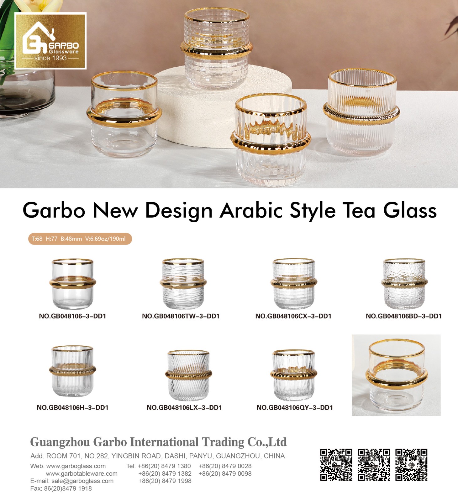 Glass Pattern Designs Used by Middle Eastern Brands (with a quick beginner's guide attached)