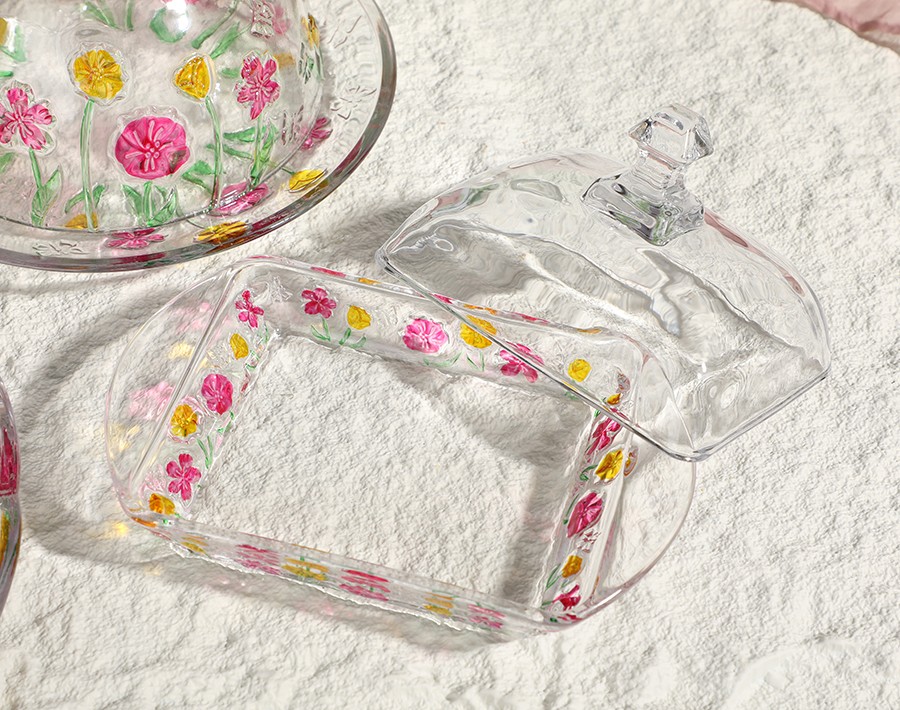 New Release Glass candy jar 