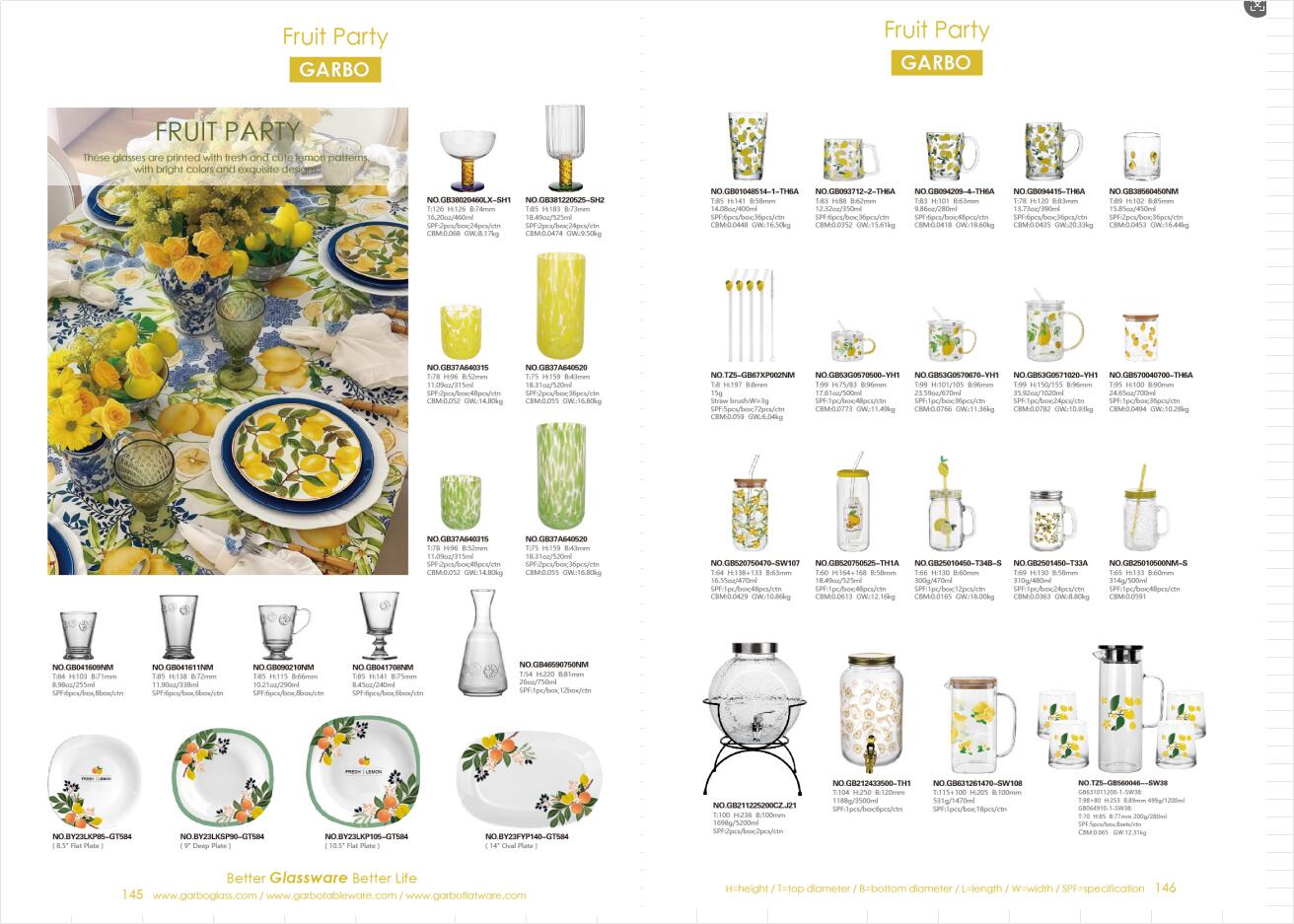 Lemon-Decorated Glassware: 10 Production Lines Support Custom Global Procurement Needs