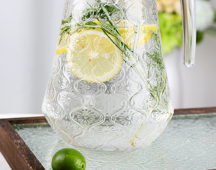 1.3L Glass Pitcher - Ideal for a Refreshing Summer Day