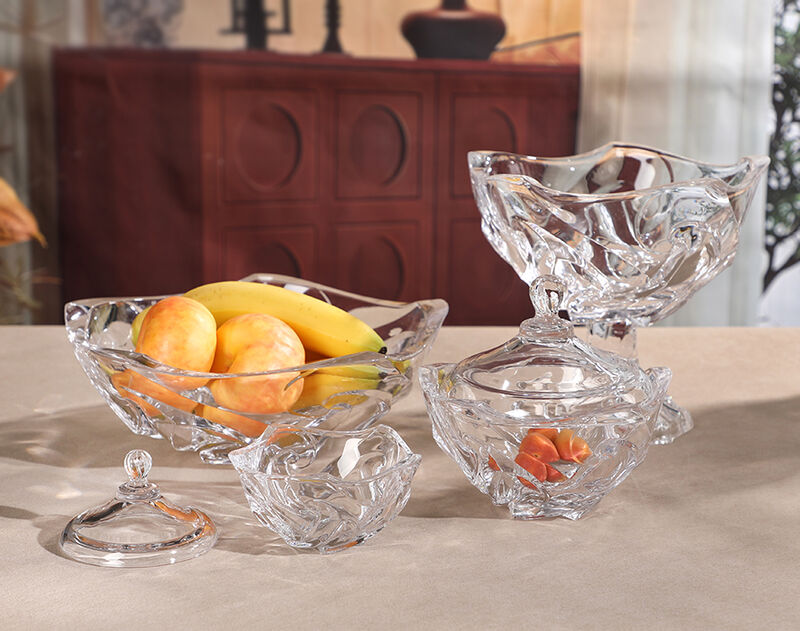 Garbo new glassware series high quality candy bowl fruit bowl