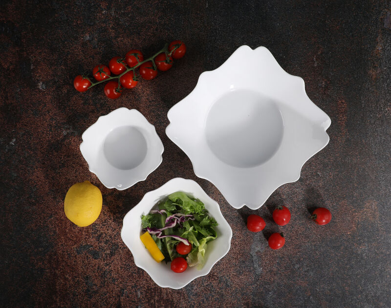 16/24 PCS opal glass dinner set tempered opal plate