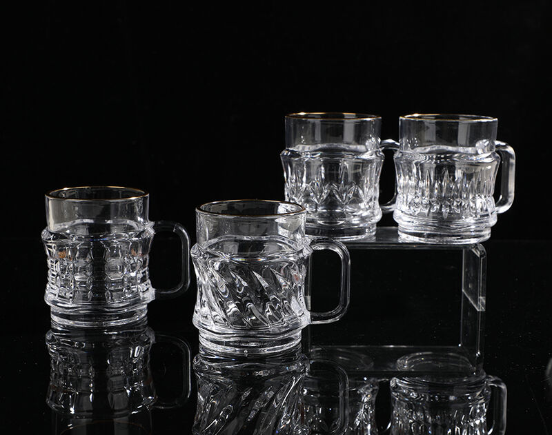 High White Quality Glass Mugs Middle East Glassware