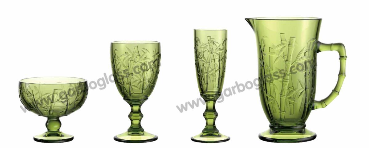 2026 New  Release Glassware Tableware Bamboo Collection