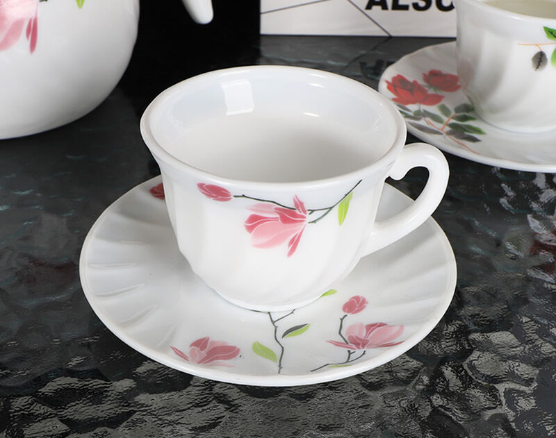 Why are white opal glass cups with handles the top choice for Algerian buyers