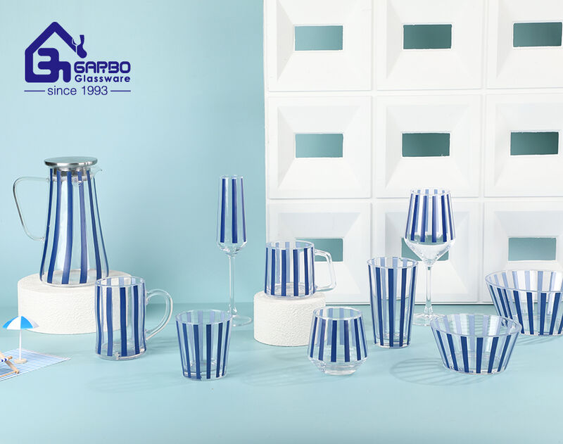 Colored line glass product series - The best choice for promotional items