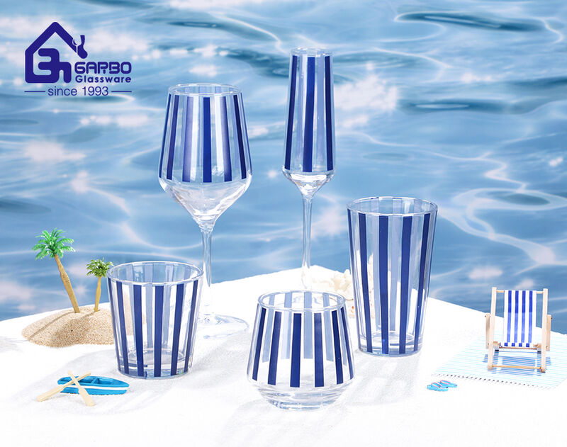 Colored line glass product series - The best choice for promotional items